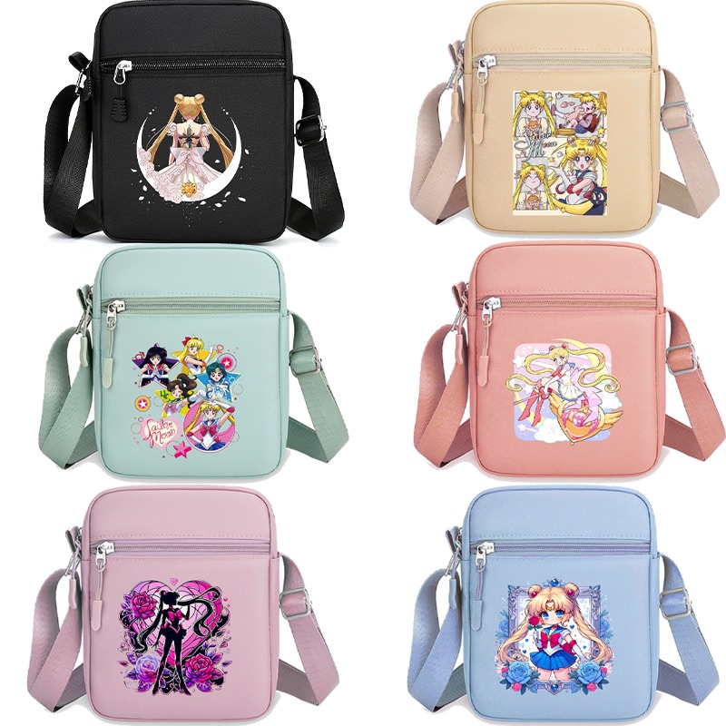 Anime Tote Bag - Sac à bandoulière Sailor Moon unisexe,