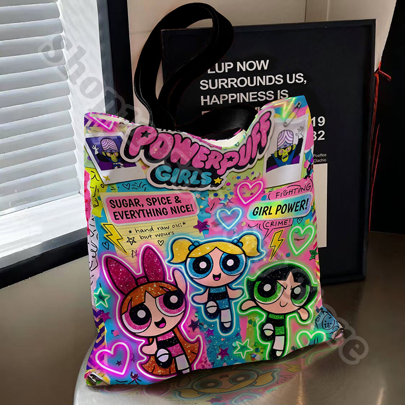 Anime Tote Bag - Sac en toile imprimé Kawaii The