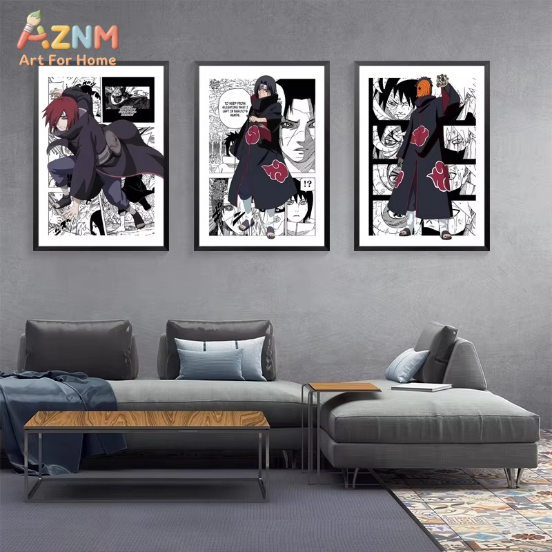 Anime Merchandise Posters - Peintures sur toile sans cadre, 1