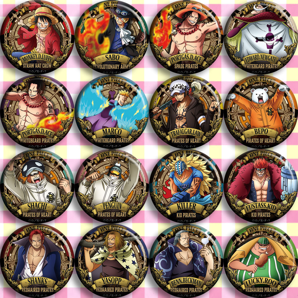 ONEPIECE – Badge de dessin ani - Anime Merchandise In Japanese avis et prix