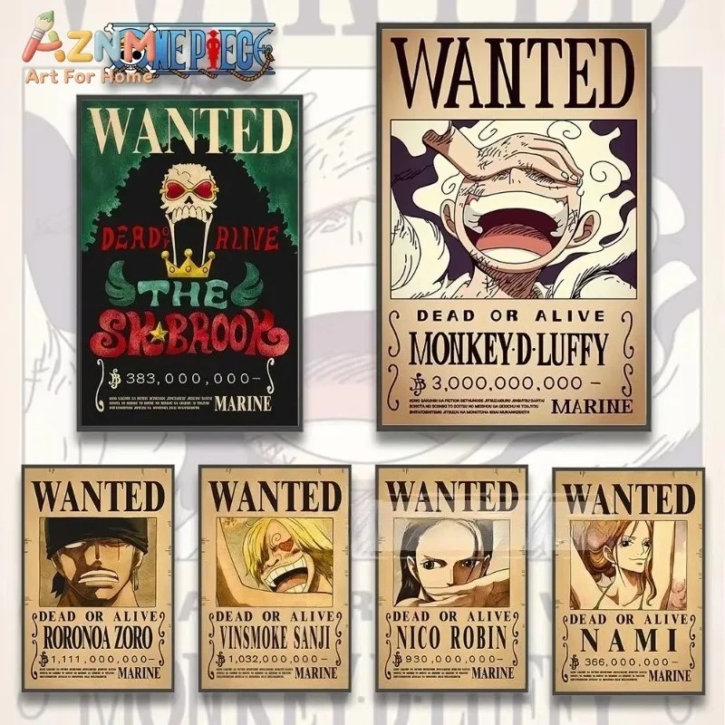 AZNM One Piece Luffy Gear 5 Wa - Anime Merchandise Posters avis et prix