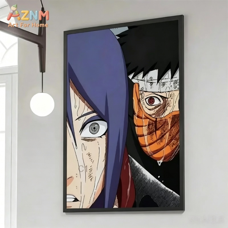 AZNM Naruto Uchiha Obito Tobi  - Anime Merchandise Posters avis et prix