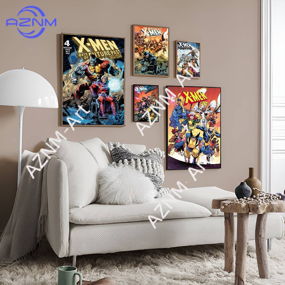 1PC M-Marvel X-Men Affiches Vi - Anime Merchandise Posters avis et prix