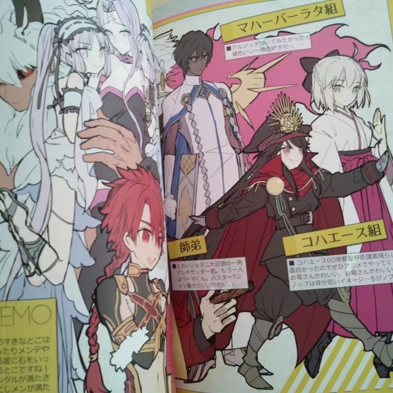 2 livres Fate GO MEMO 1 2 Art  - Fate Anime Merchandise avis et prix