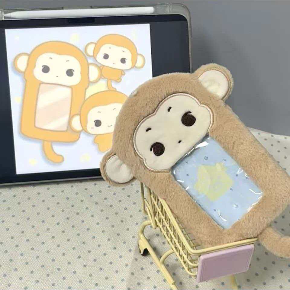 Porte-cartes en peluche avec p - Cute Anime Merchandise avis et prix