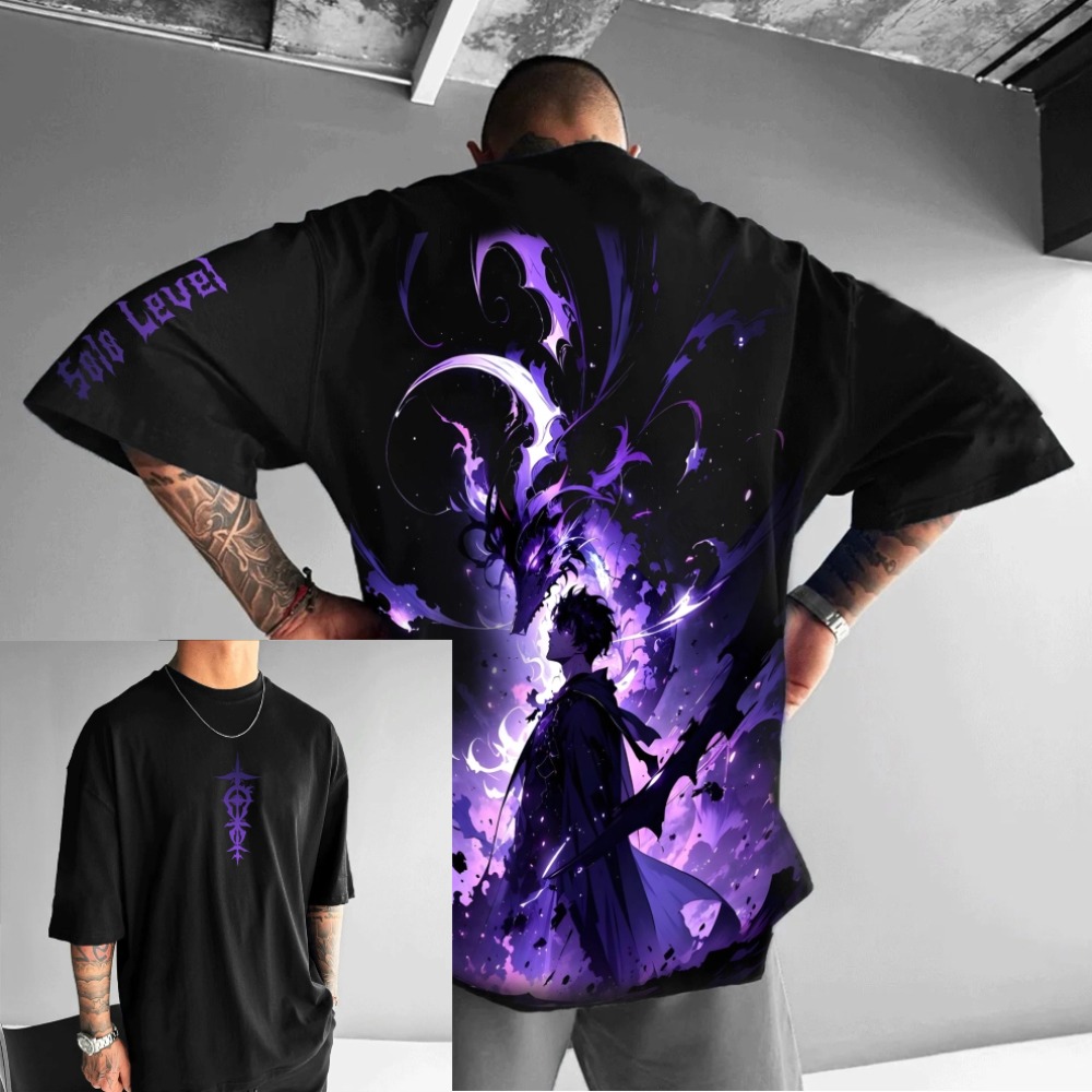 T-Shirts imprimés surdimension - Anime Merchandise Solo Leveling avis et prix