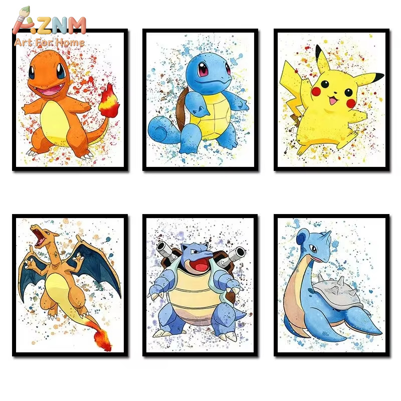 Peinture sur toile Anime Pokem - Anime Merchandise Posters avis et prix